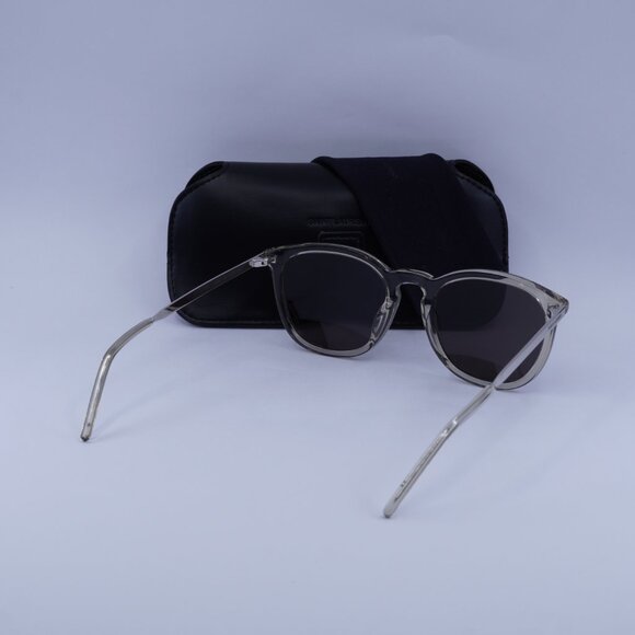 Saint Laurent SL360 005 Square Sunglasses - Transparent Brown/Black - Picture 5 of 10